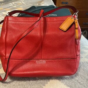 Coach leather purse